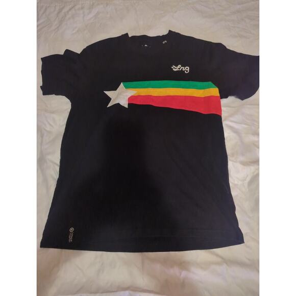 Vintage Lifted Research Group LRG Rasta Star T-Shirt Rare Large Late 90s Y2K - Picture 1 of 5
